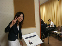 いろいろと案内していただいた大津屋のスタッフ：山内さん